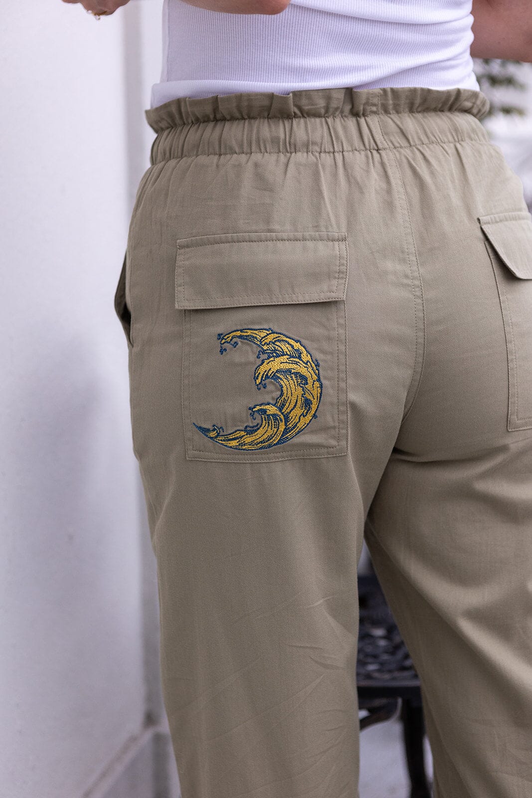 Molly & My X Melanie Due - Inga D Pants 167316 - 723 - Dusty Green Bukser 