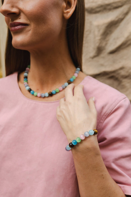 Molly&My Jewellery x Julie Elsebeth - Øjne I Nakken Armbånd - Forsølvet Armbånd 