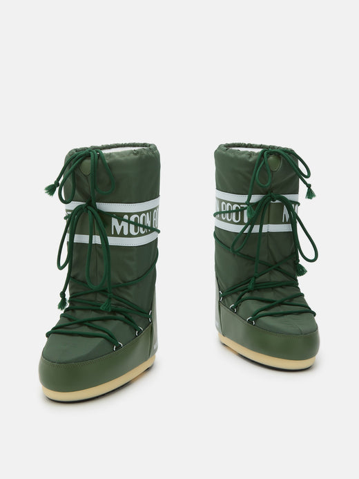 Moon Boot - Mb Icon Nylon 80D1400440 - G016 Forest Green Støvler 