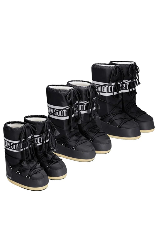 Moon Boot - Mb Icon Nylon Jr 80d1400440 - N001black Støvler 