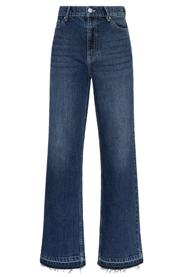 Moss Copenhagen - Mscheli Ada Straight Jeans Long 19692 - Mid Blue Wash Jeans 