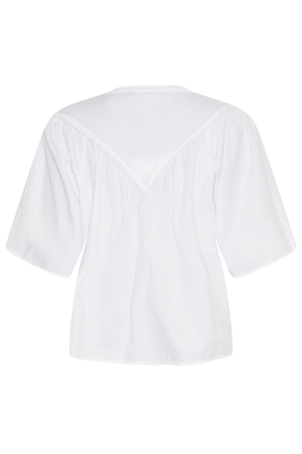 Moss Copenhagen - Mschethelyn 2/4 Shirt 19015 - Bright White Skjorter 