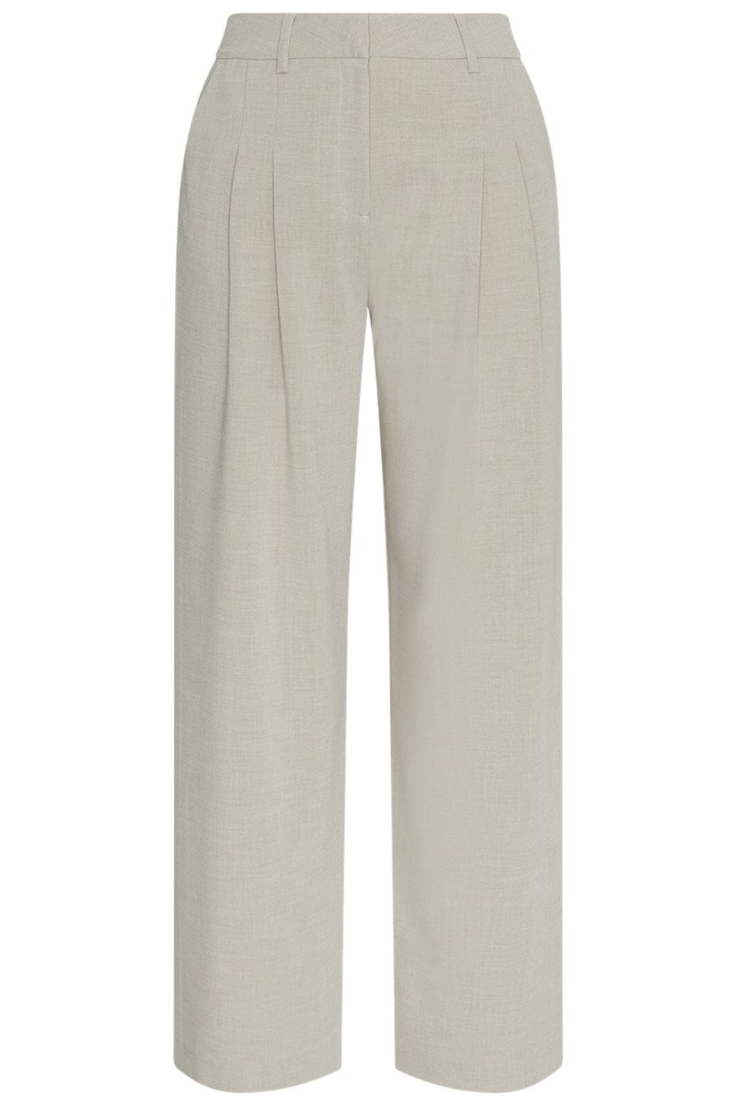 Moss Copenhagen - Mschmirabelle Michelle Pleat Pants 18582 - Peyote Bukser 