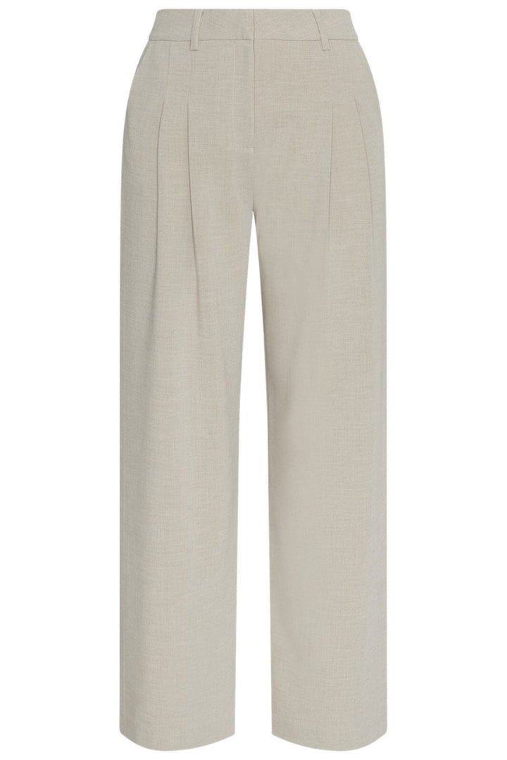 Moss Copenhagen - Mschmirabelle Michelle Pleat Pants 18582 - Peyote Bukser 
