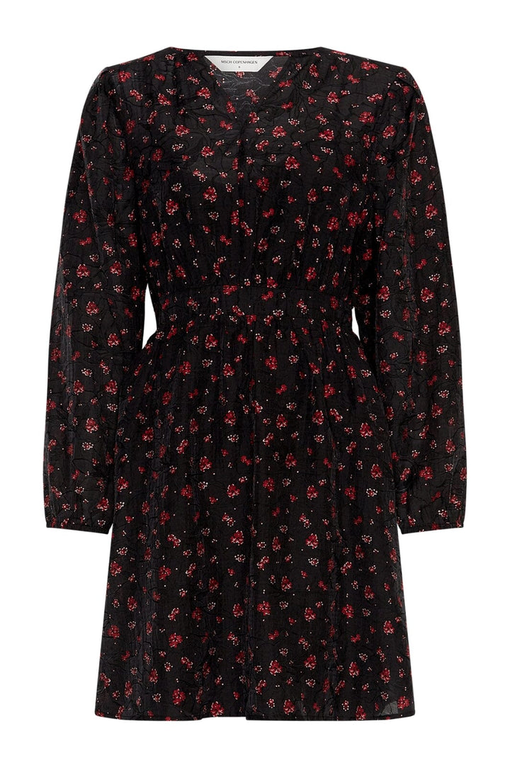 Moss Copenhagen - Mschnancy Dress 19264 - Syrah Flower Kjoler 