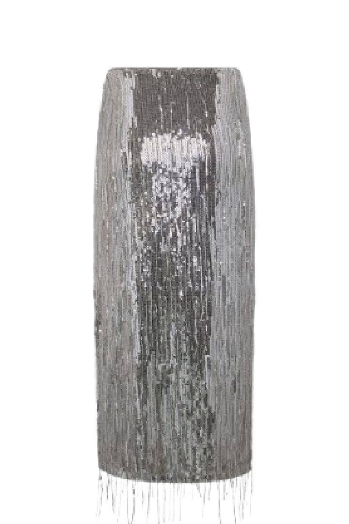 Moves by Minimum - Lubinu Skirt 4451 231444451 - 1020 - Silver Nederdele 