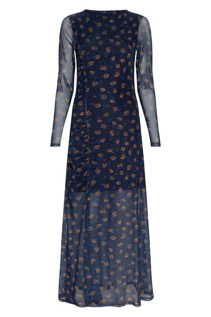 Moss Copenhagen - Mschginie Illenora Dress 19522 - Mari Blue Flwr Kjoler 