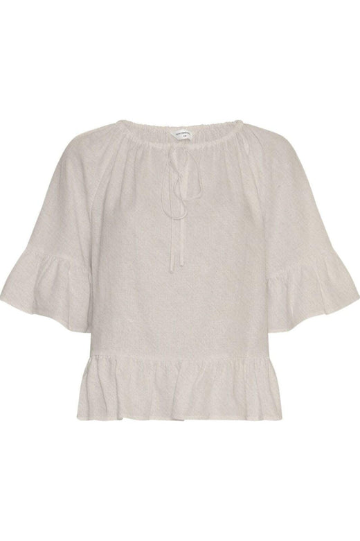 MSCH Copenhagen - Mschviana Ginia 2/4 Top 19893 - Sand Melange Bluser 