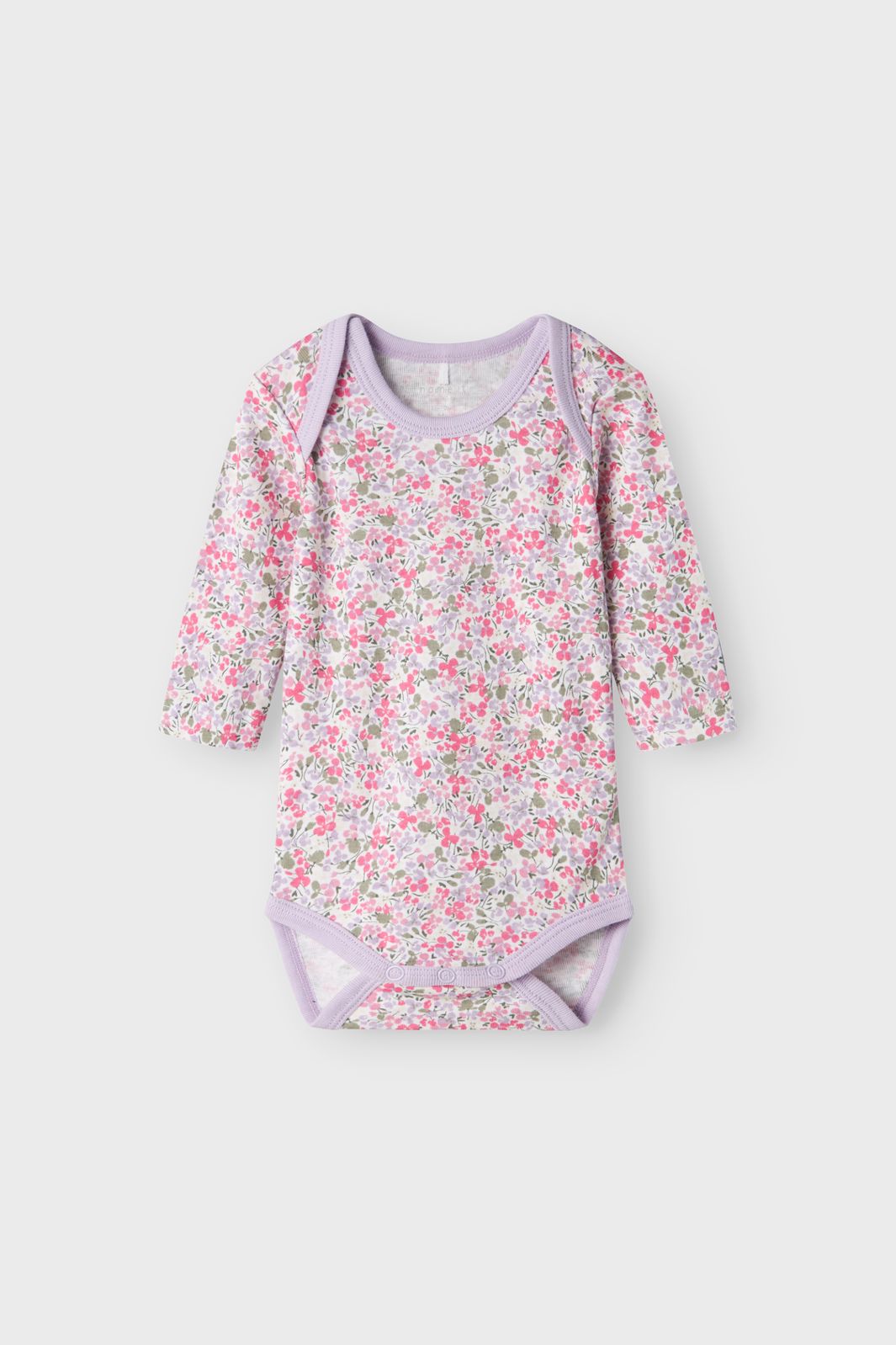 Name It - Nbfbody Ls Lilac Petit Flower - 4585365 Pastel Lilac