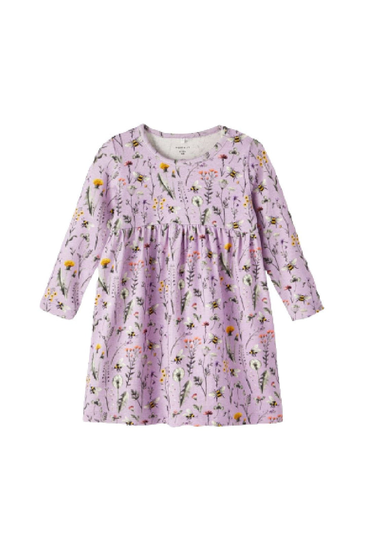 Name It - Nbfhubine Ls Dress - Orchid Bloom Kjoler 