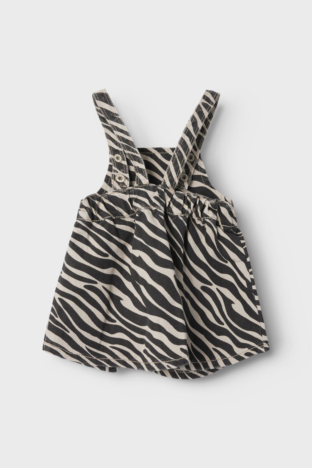 Name It - Nbfzebra Twi Bibskirt 4003-Td T - 4841346 Cement Zebra