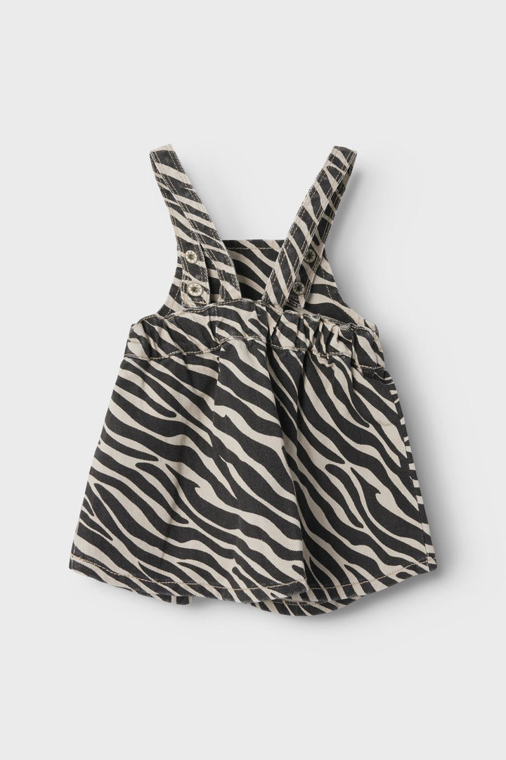 Name It - Nbfzebra Twi Bibskirt 4003-Td T - 4841346 Cement Zebra