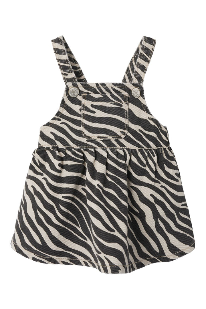Name It - Nbfzebra Twi Bibskirt 4003-Td T - 4841346 Cement Zebra