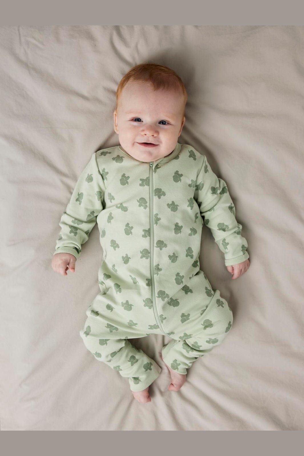 Name It - Nbmnightsuit Zip Ff Sea Elephant - 4737148 Sea Foam