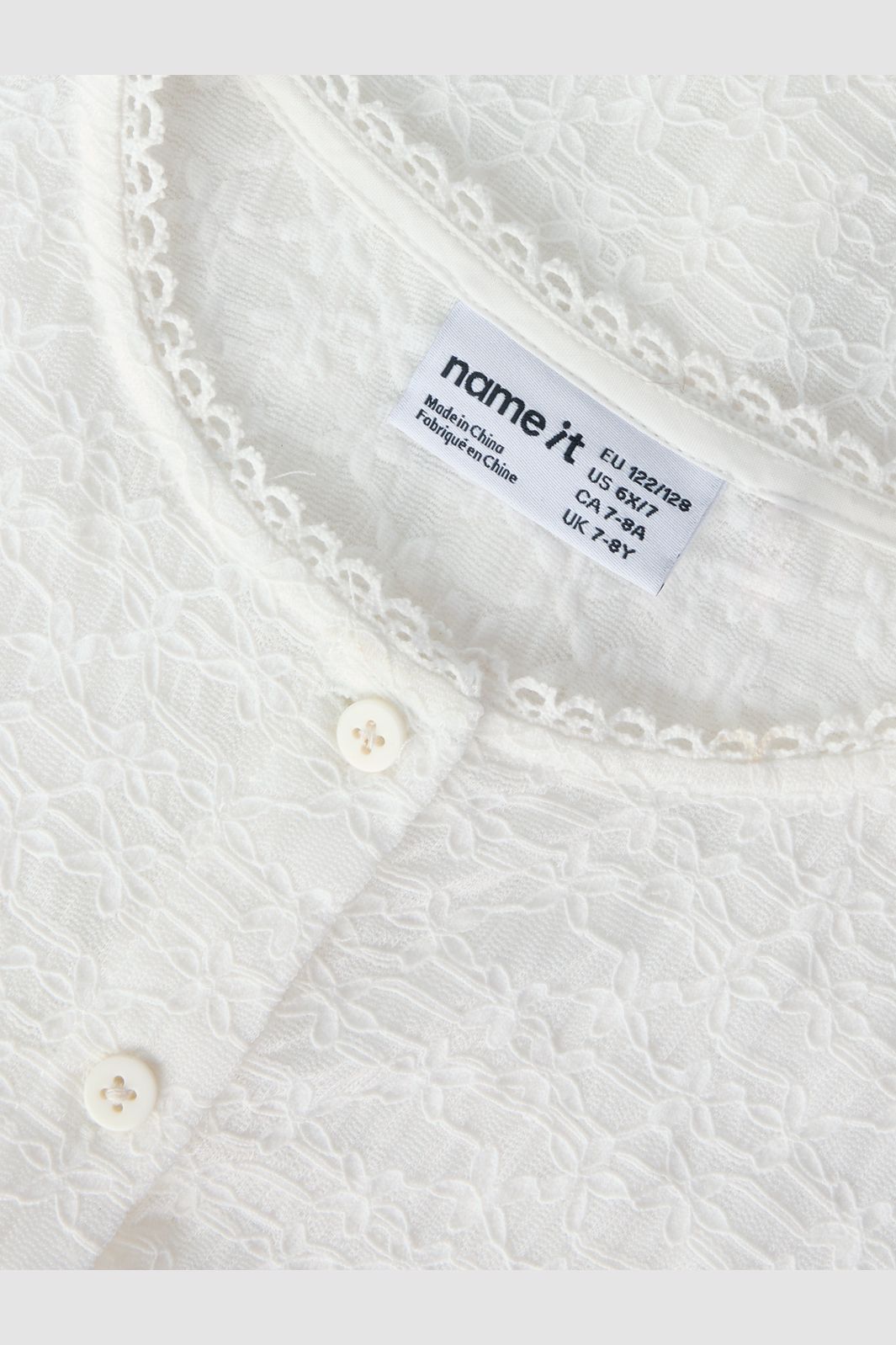 Name It - Nkffrinna Ls Card - 5129945 Bright White