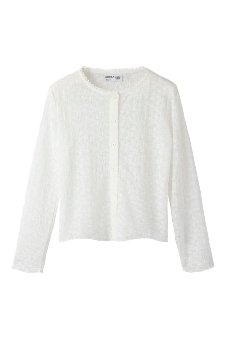 Name It - Nkffrinna Ls Card - 5129945 Bright White