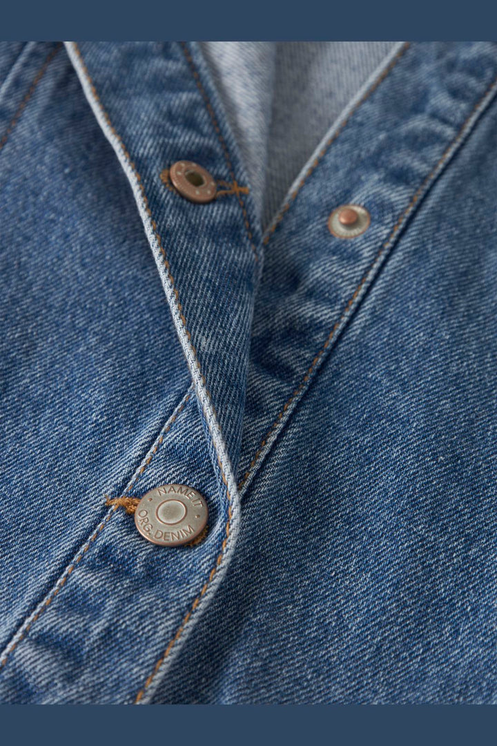 Name It - Nkfgianna 2/4 Dress 2221-Iz D - 4930417 Medium Blue Denim