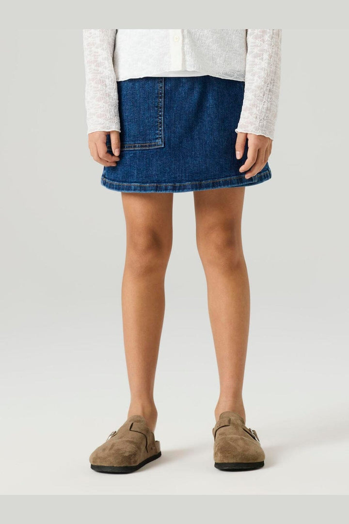 Name It - Nkfmabel Skirt 2201-Md - 5120099 Medium Blue Denim