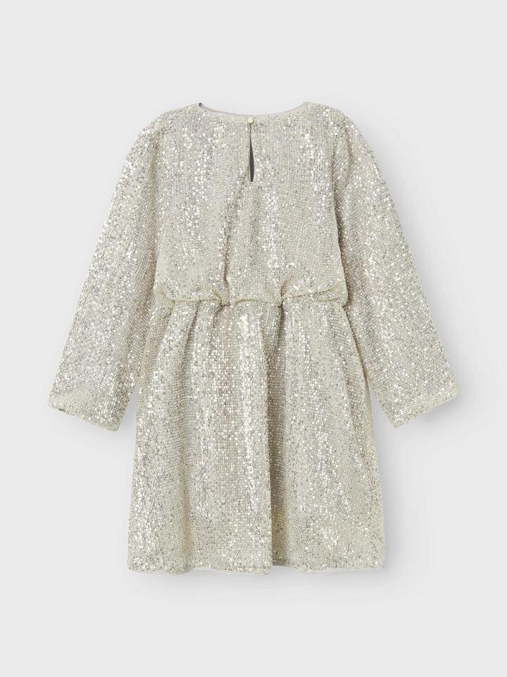 Name It - Nkfrantella Ls Dress - 4665309 Frosted Almond Kjoler 