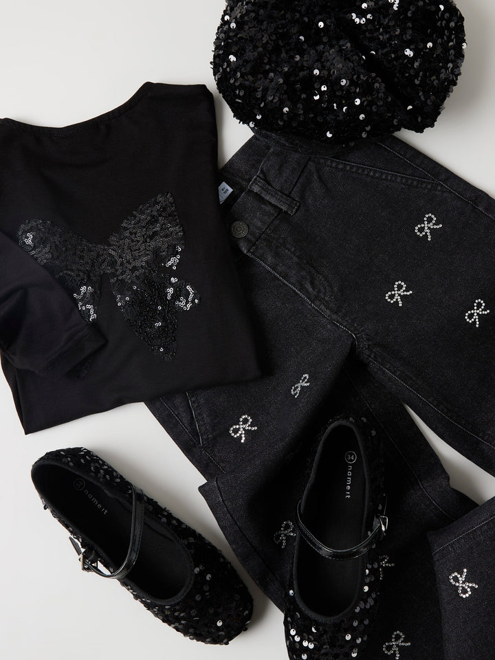 Name It - Nkfrose Wide Rhine Jeans 6355-Im - 4856756 Dark Grey Denim Jeans 