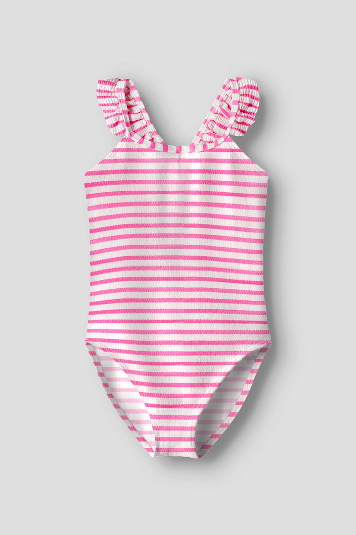 Name It - Nkfzippa Swimsuit - 4967779 Knockout Pink