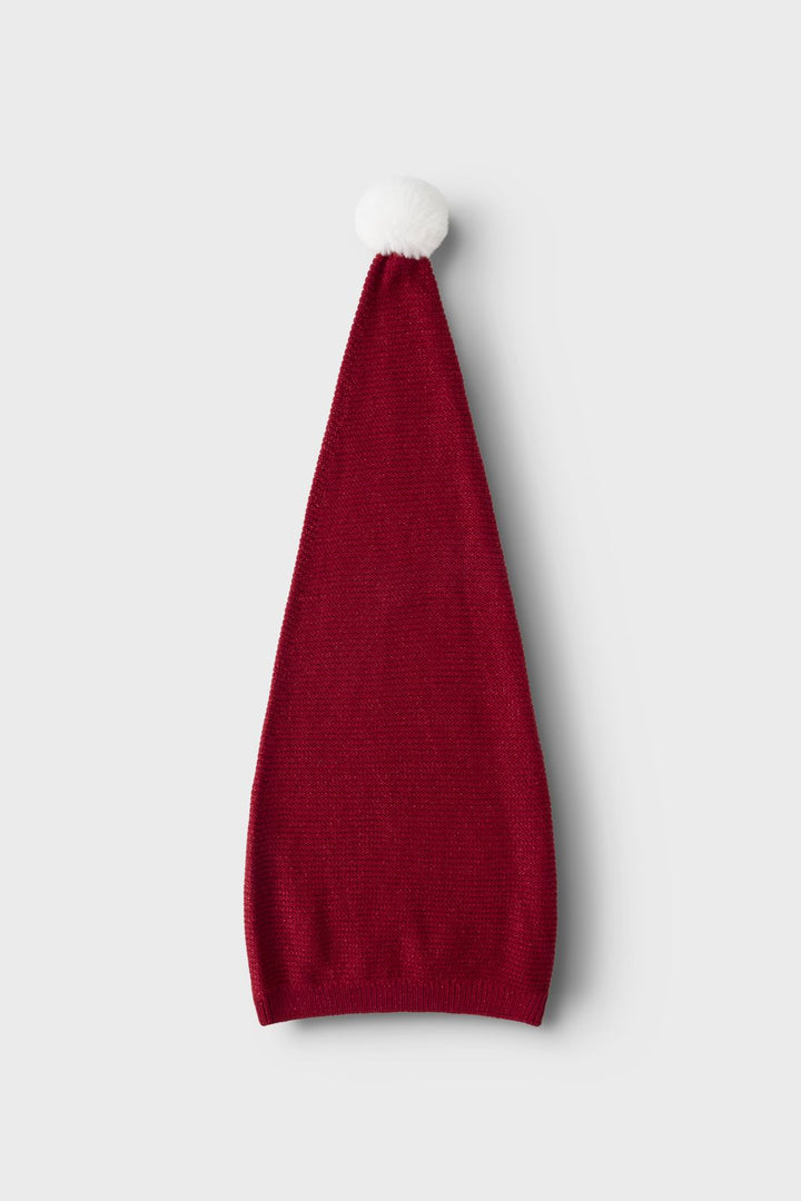 Name It - Nknrinjaha Knit Hat - 4705287 Jester Red W. Red Lurex