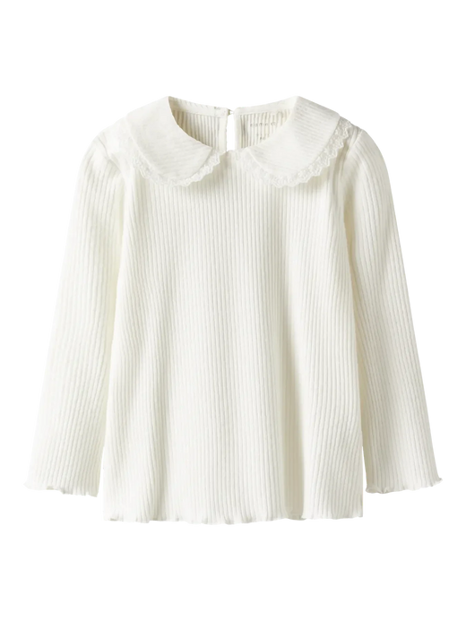 Name It - Nmfbaila Ls Top - 4879829 Bright White T-shirts 