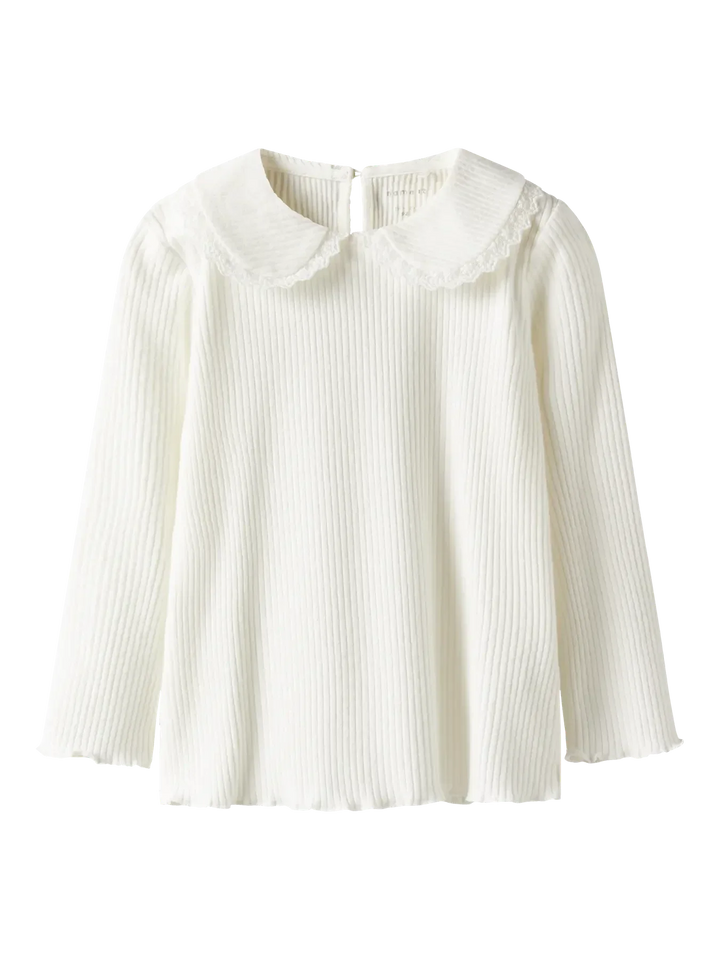 Name It - Nmfbaila Ls Top - 4879829 Bright White T-shirts 