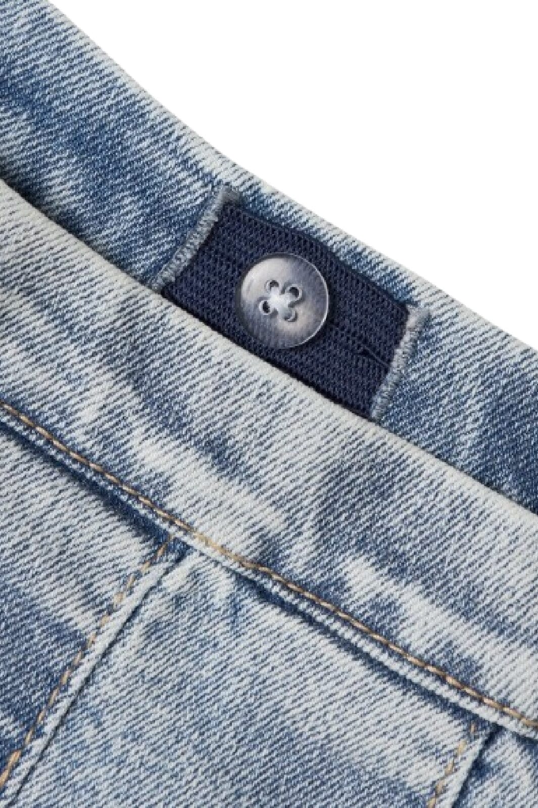 Name It - Nmfdebi Short Pleat Skirt 4064-Ft - 4764378 Light Blue Denim