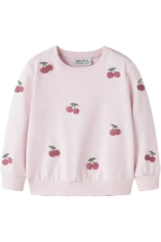 Name It - Nmffairy Ls Light Sweat - 5031897 Cradle Pink Sweatshirts 