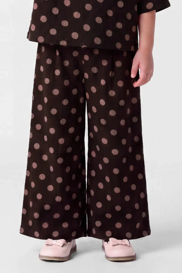Name It - Nmfnina Wide Pant - 5075398 Chocolate Plum Bukser 