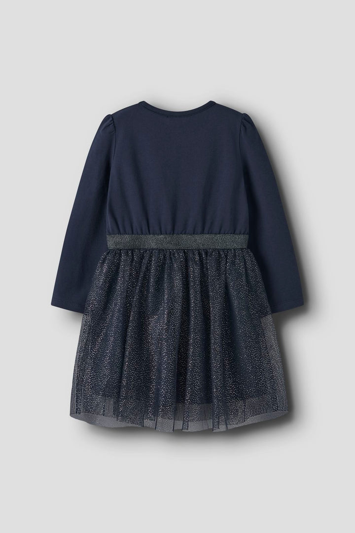 Name It - Nmfosimi Frozen Ls Tulle Dress Lnoos Wdi - 4880300 Navy Blazer