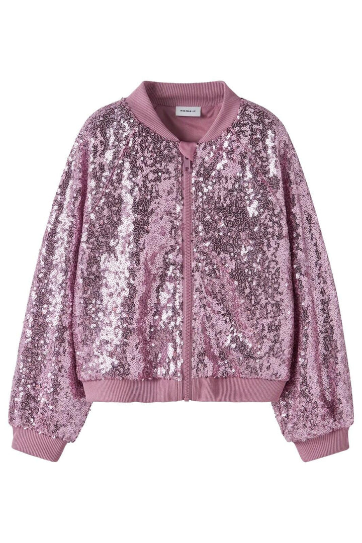 Name It - Nmfruscing Ls Bomber - 4874773 Lilac Sachet Cardigans 