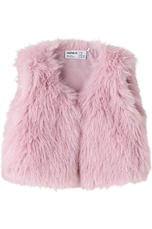 Name It - Nmfsully Fake Fur Vest - 4939589 Keepsake Lilac Frakker 