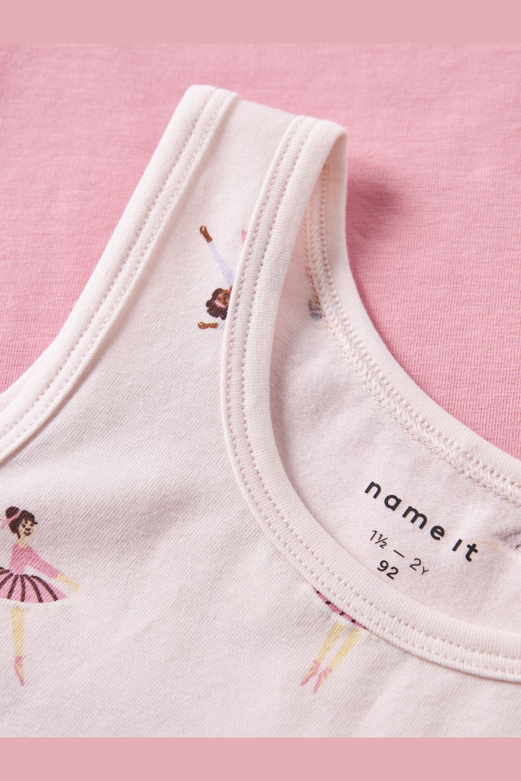 Name It - Nmftank Top Ballarina - 4867551 Pearl W/ Peony