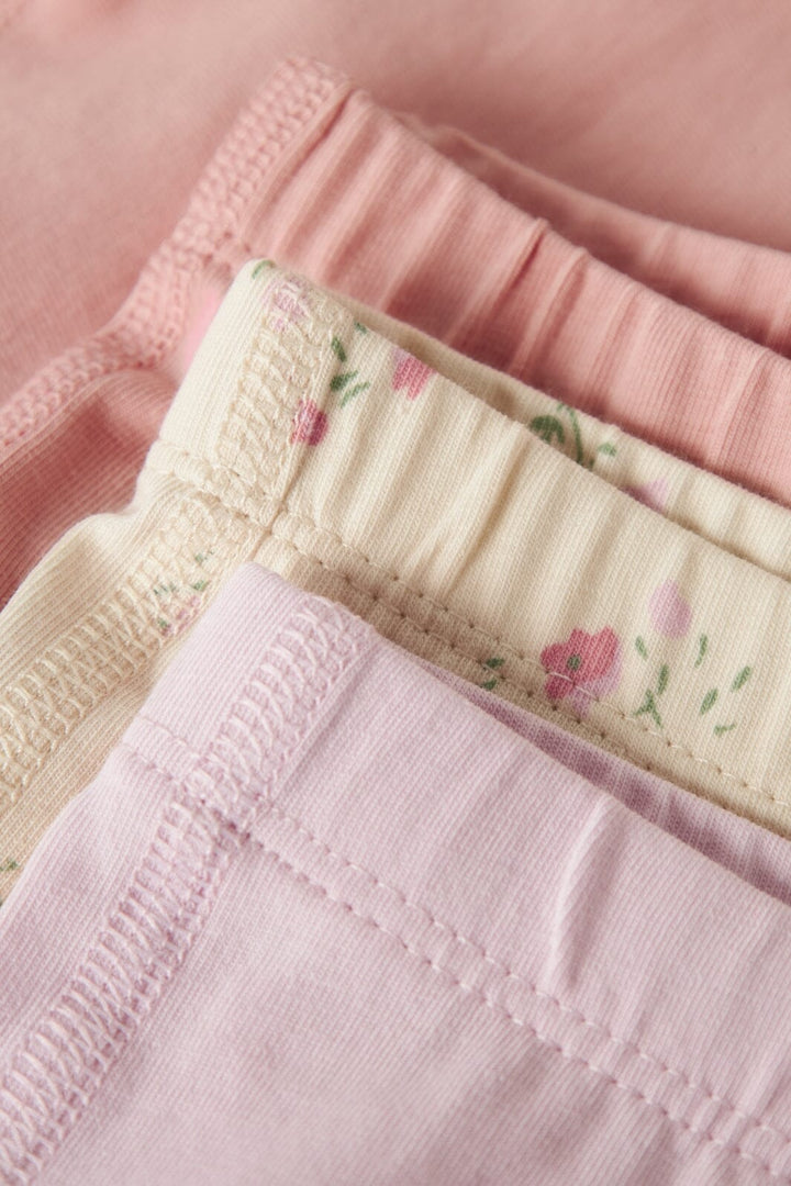 Name It - Nmftights Flower - 4871384 Turtledove W/ Pale Lilac + Mellow Rose Underbukser 