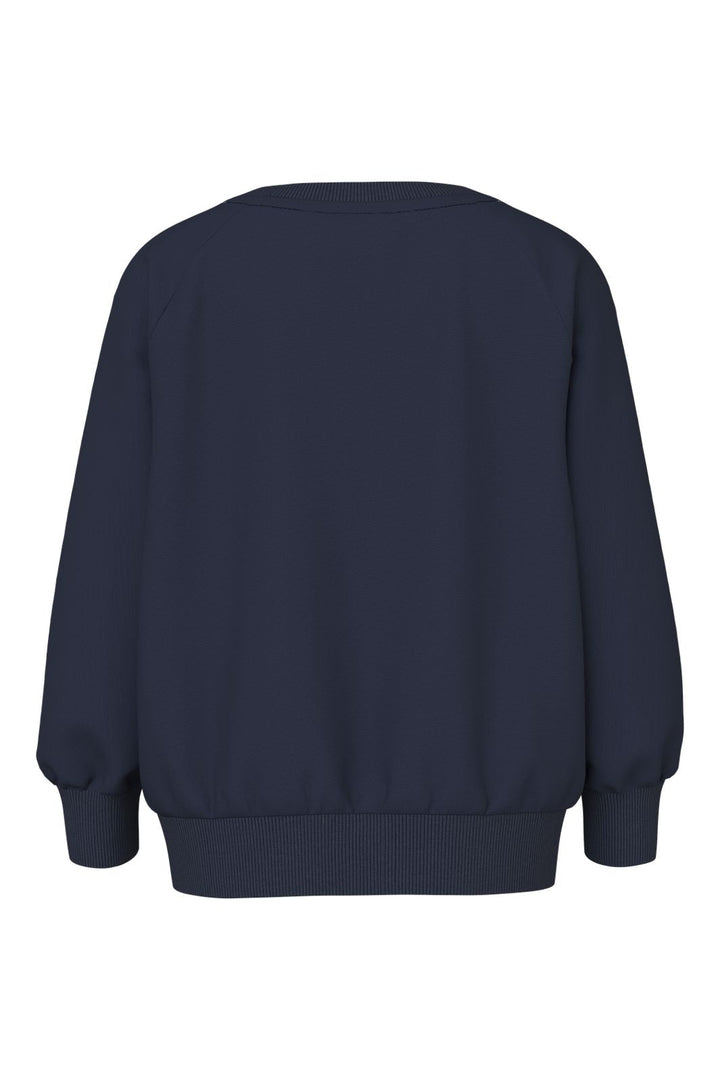 Name It - Nmfvenus Ls Nreg Sweat - 4971009 Navy Blazer Unicorn Sprinkles