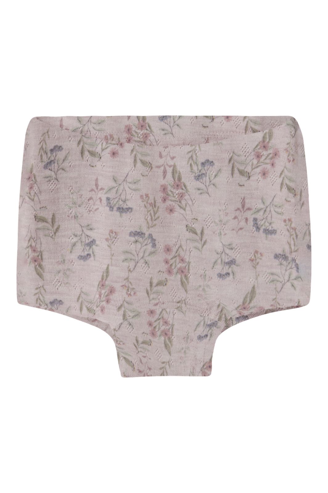 Name It - Nmfwang Wool Needle Boxer - 4968460 Violet Ice Flowers + Leafs