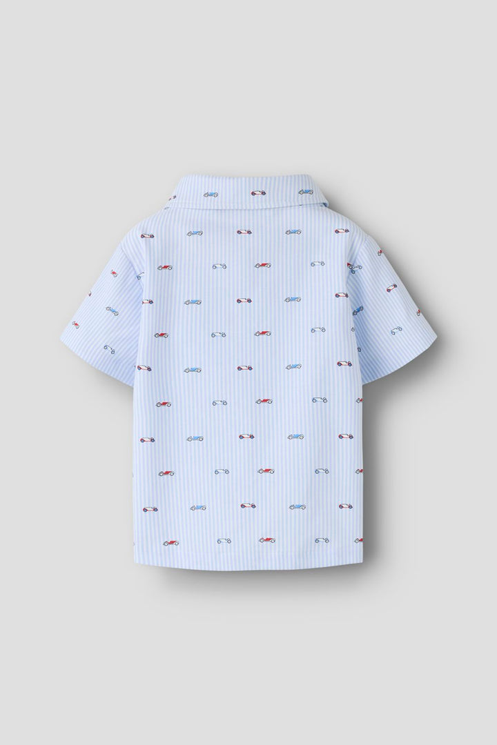 Name It - Nmmfrakkan Ss Shirt - 5106066 Kentucky Blue