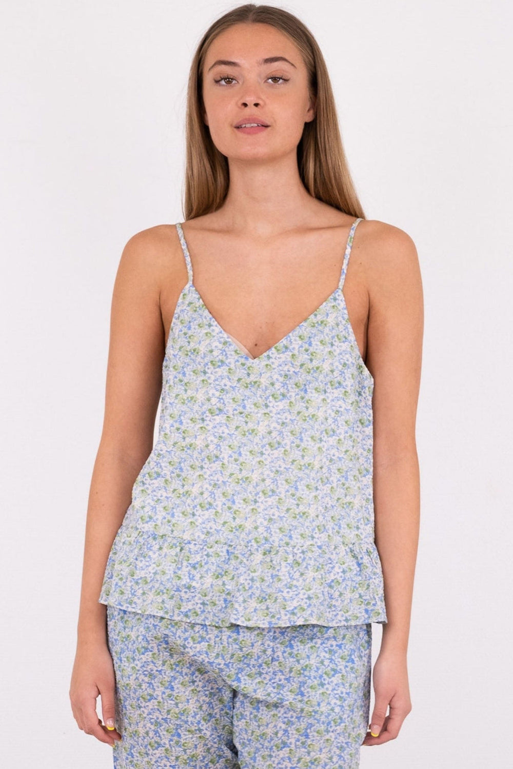 Neo Noir - Airlia Ocean Breeze Top - Light Blue Toppe 