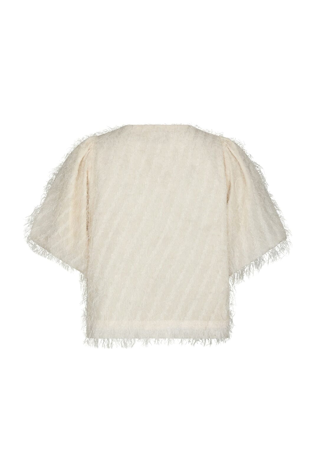 Neo Noir - Aisa Frilly Blouse 167582 - 122 - Creme