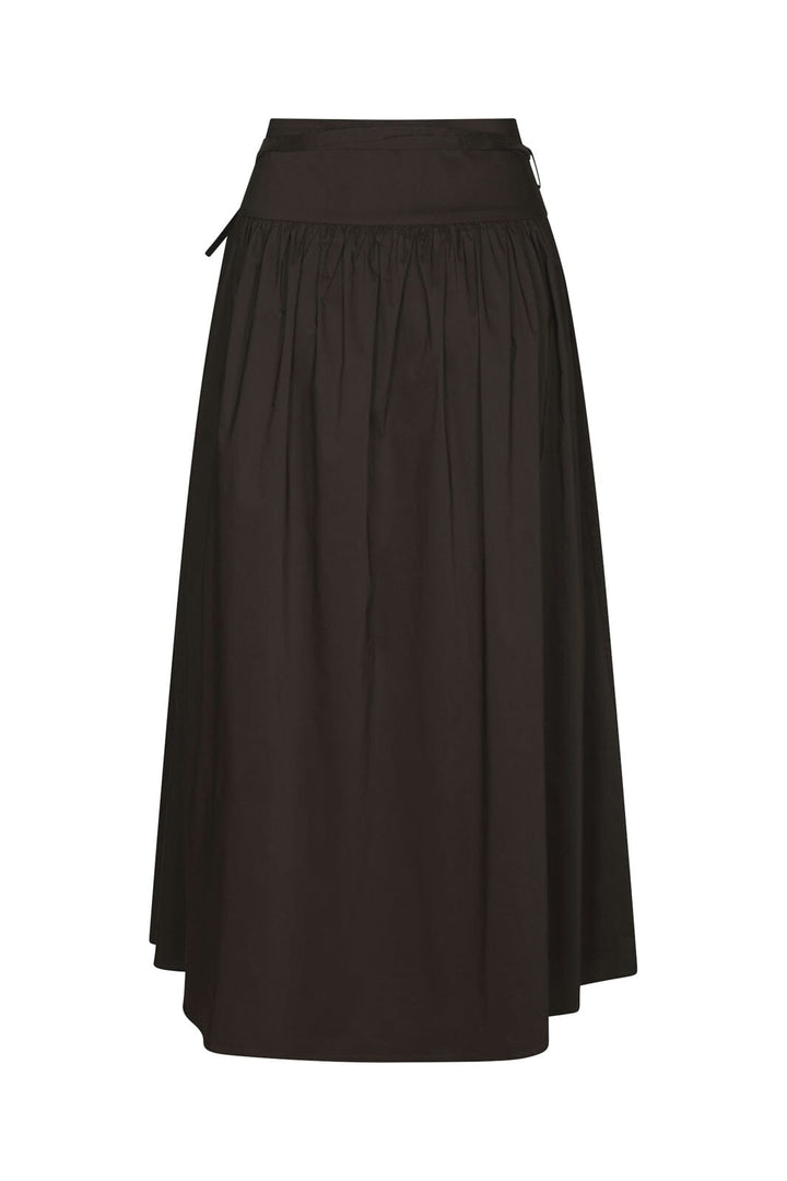 Neo Noir - Anais Poplin Skirt 168516 - 584 - Chocolate Brown