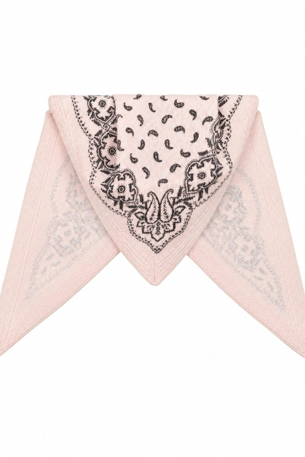 Neo Noir - Ariya Paisley Knit Scarf 171220 - 172 - Powder Tørklæder 