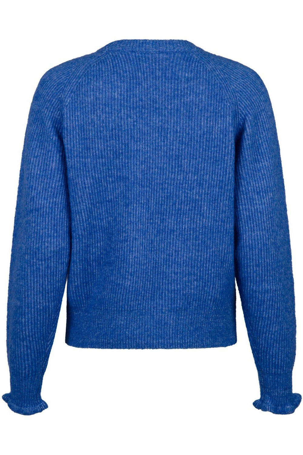 Neo Noir - Asli Knit Blouse - Blue Strikbluser 