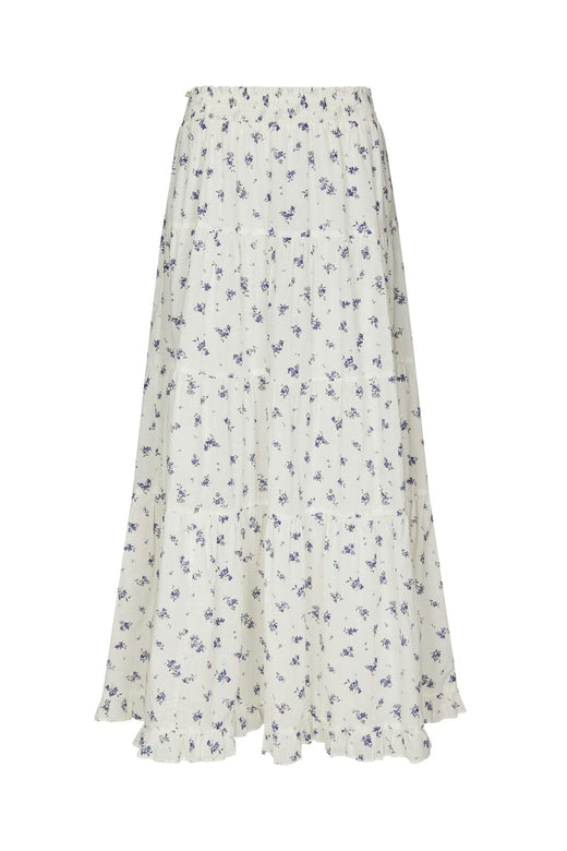 Neo Noir - Asta Small Blossom Skirt 165649 - 252 - White Blue