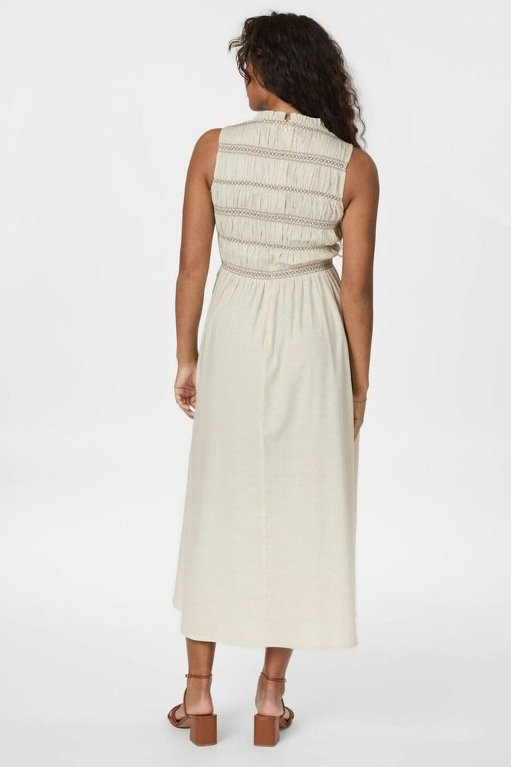 Neo Noir - Atika Deco Smock Dress 166105 - 124 - Ivory