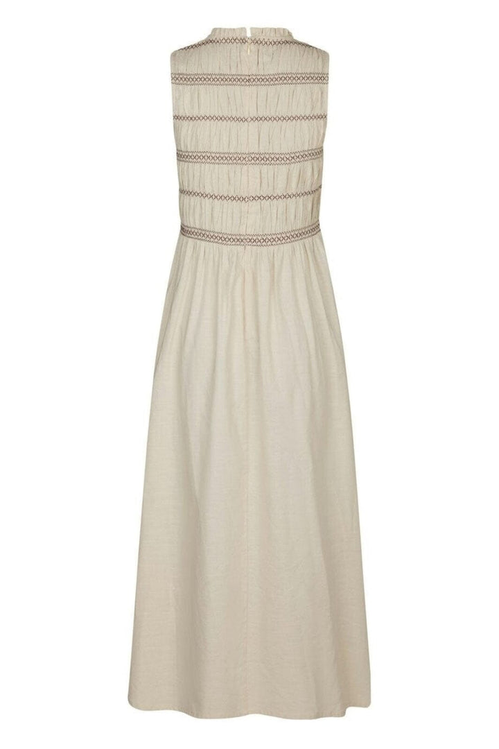 Neo Noir - Atika Deco Smock Dress 166105 - 124 - Ivory
