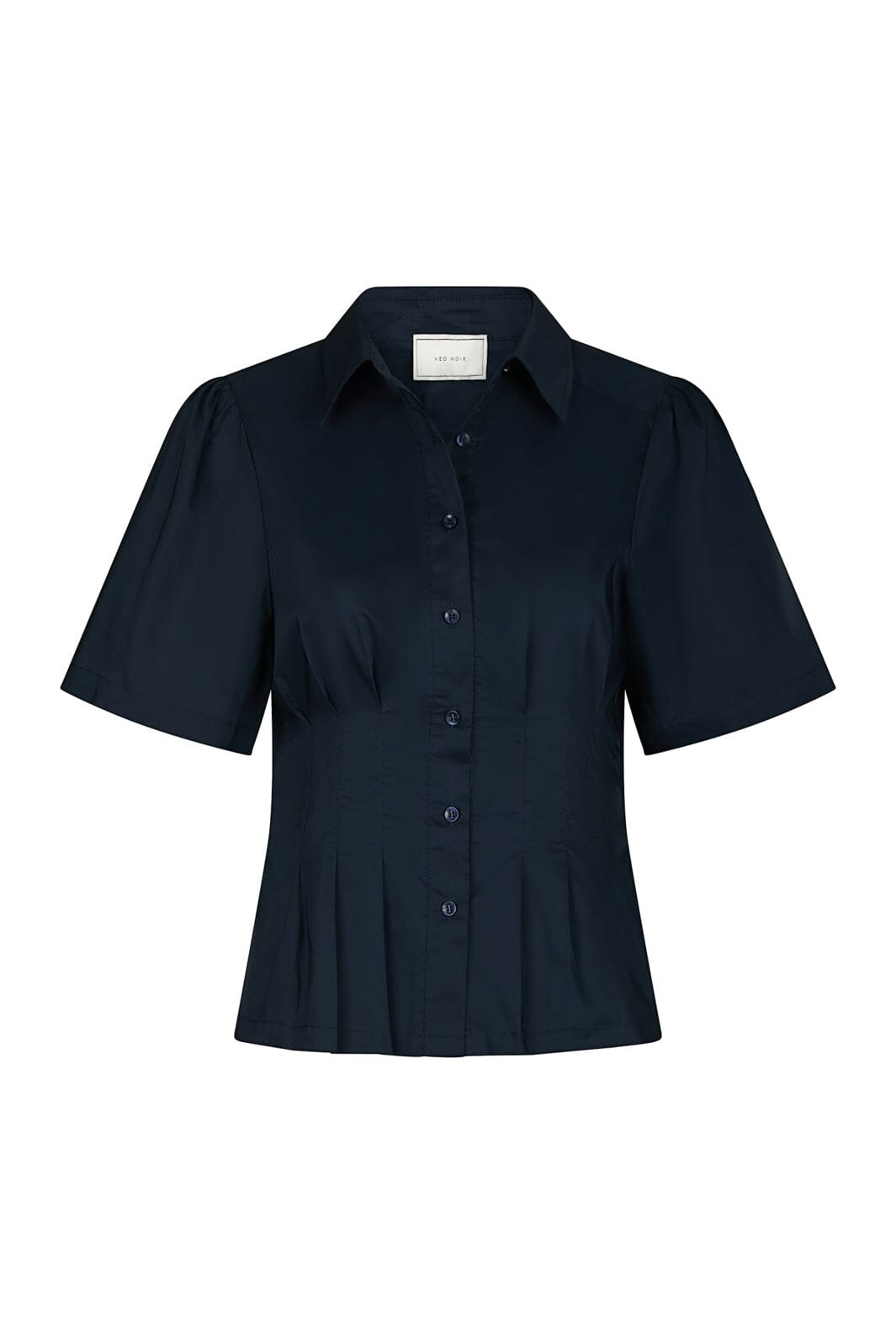 Neo Noir - Balara Poplin Shirt 167002 - 141 - Navy