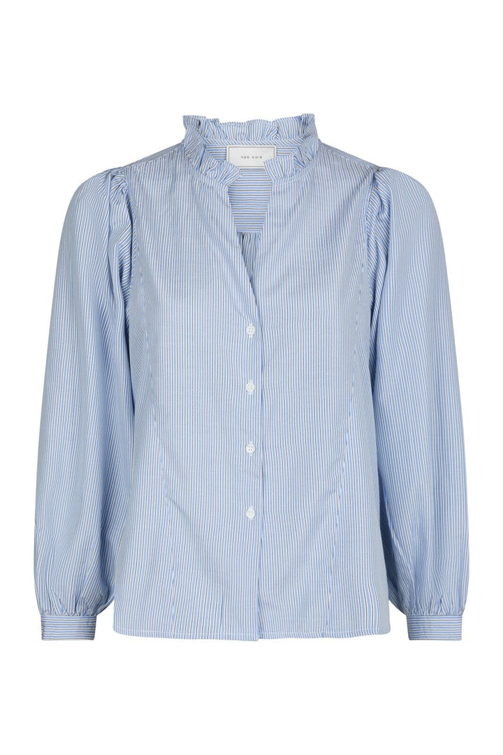 Neo Noir - Barba Striped Blouse 167938 - 145 - Light Blue