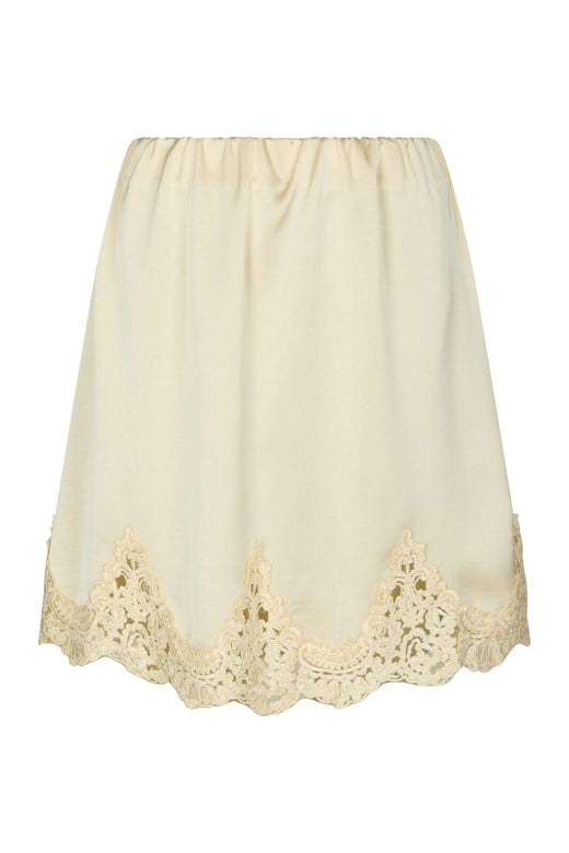 Neo Noir - Benisa Heavy Sateen Skirt 169012 - 191 - Light Yellow